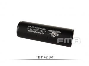 FMA 107mm Silencer 14mm CW,CCW BK TB1142-BK